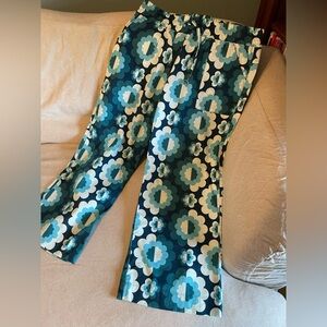 Lesley Evers Cropped Pull on Pants w/pockets! NWOT